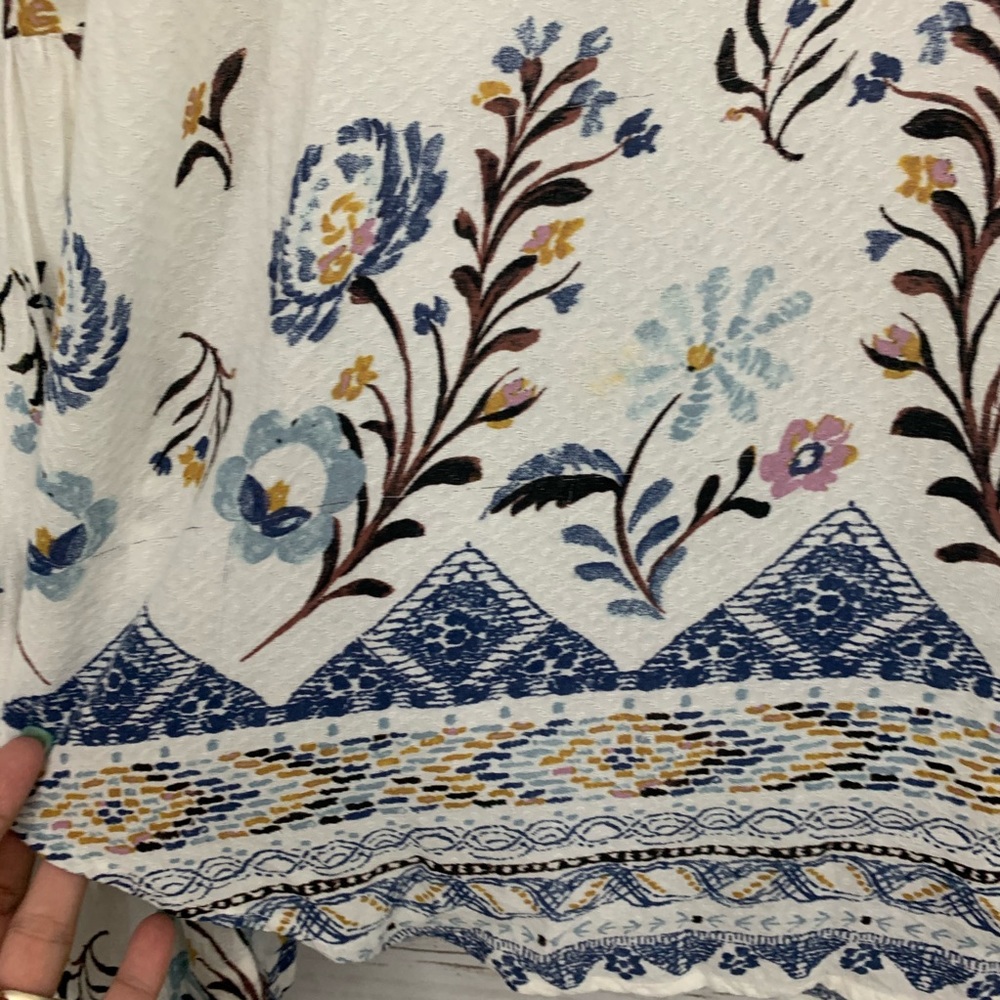 Kimchi Blue Long Balloon Sleeve Peasant Bl… - Picture 5 of 12